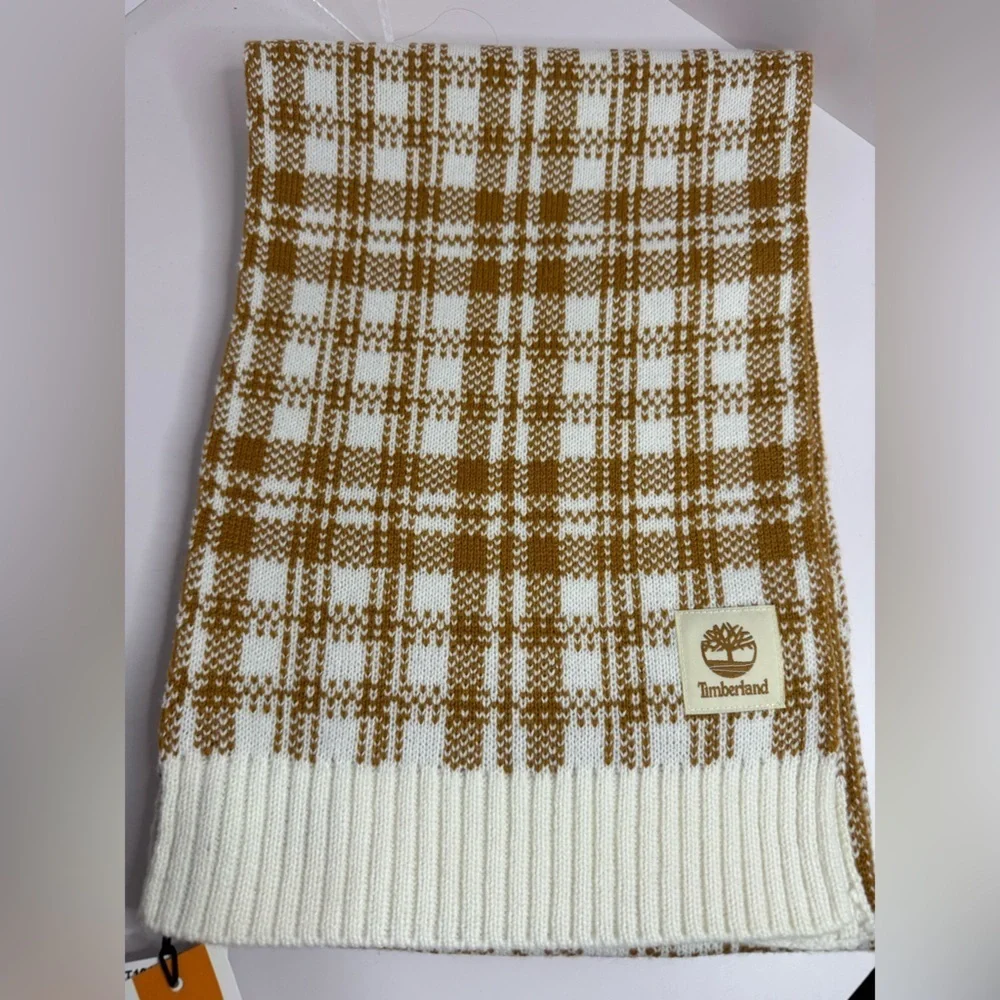 Timberland NWT Buffalo Plaid Scarf Unisex